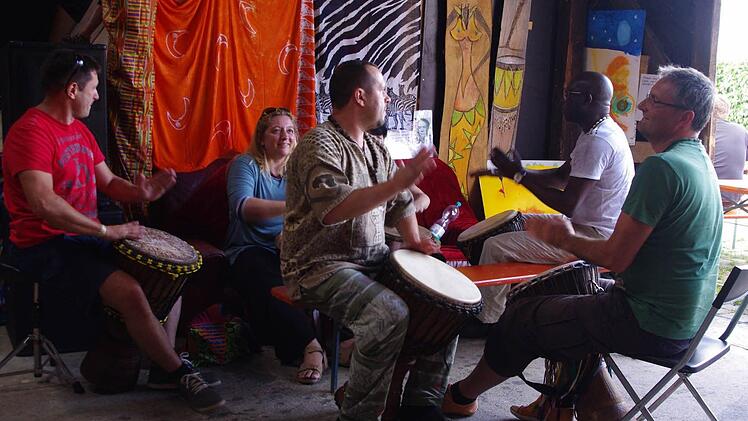 Jede Menge Musik wird es auch beim fünften Afrikafest in Kronach geben. Unser Bild entstand im Vorjahr. Foto: Archiv/Heike Schülein