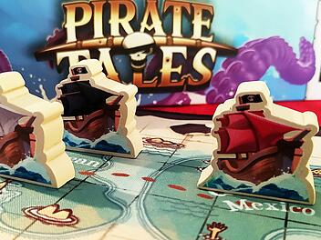 Pirate Tales im Test: Tolles Familienspiel mit Würfeln, Karten und Piraten