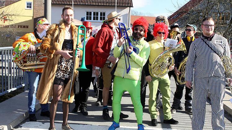 Impressionen vom Faschingsumzug in Neukenroth. Foto: Michael Wunder