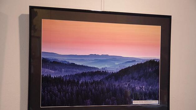 Die Wanderausstellung "Sch&auml;tze des Frankenwalds" zeigt stimmungsvolle Aufnahmen unserer wundersch&ouml;nen Heimat.Heike Sch&uuml;lein