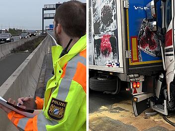 Unfall-Kettenreaktion auf A3 im Kreis Würzburg - Gaffer sorgen für Stau