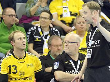 Jan Gorr gibt die Richtung für die 2. Bundesliga vor. Stefan Lex (links) wird in den Planungen eine wichtige Rolle einnehmen, der bisherige Co-Trainer Martin Röhrig übernimmt indes die 2. Mannschaft.  Foto: Timo Geldner