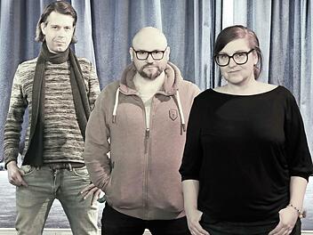 Das jtf-Team der neuen Spielzeit bilden (von links) Steffen Lechner (Büroleitung), Martin Borowski (Künstlerischer Leiter) und Sigrid Wagner (Projektassistenz/Öffentlichkeitsarbeit).
