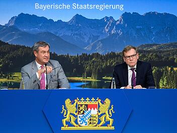 Pressekonferenz nach Sitzung des bayerischen Kabinetts