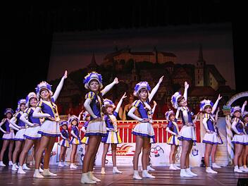 Die Erste Kulmbacher Showtanzgarde zeigte einen beeindruckenden Auftritt. Foto: Sonja Adam