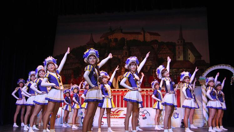 Die Erste Kulmbacher Showtanzgarde zeigte einen beeindruckenden Auftritt. Foto: Sonja Adam