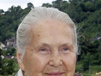 Die Jubilarin Hilda Kaiser  Foto: sw