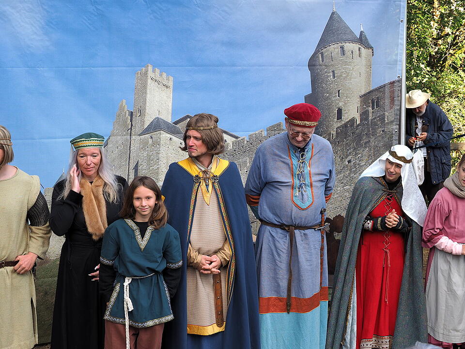 Auf der Burgruine in Bad Kissingen