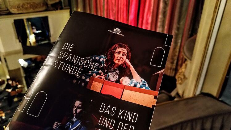 Der Ravel-Doppelabend mit den beiden Einaktern "Die spanische Stunde" und "Das Kind und der Zauberspruch" feierte am Sonntag Premiere am Landestheater Coburg.Foto: Jochen Berger