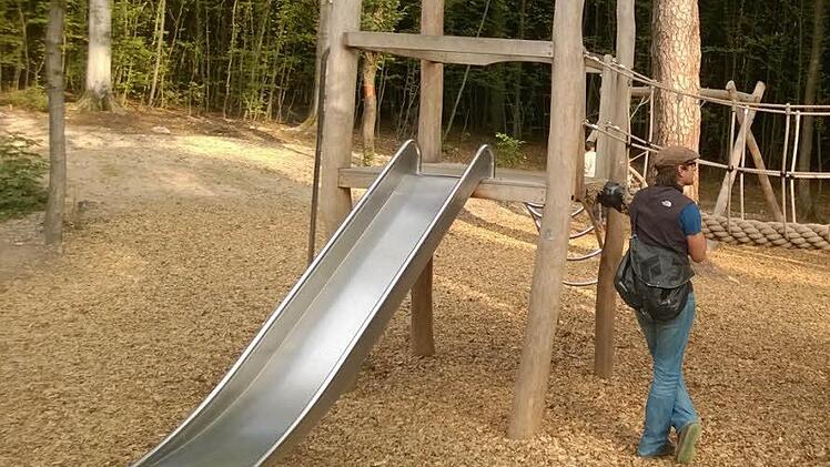 Ein Abenteuerspielplatz, wie es ihn im Baumwipfelpfad Ebrach (Bild) gibt, soll den Kordigast aufwerten. Angedacht ist, dem Spielgelände ein keltisches Flair zu verleihen.  Foto: Michael Stromer