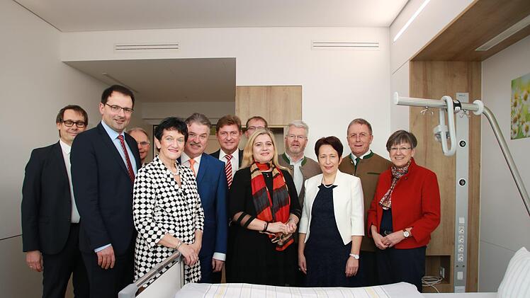 Einweihung des Neubaus Süd am Klinikum Kulmbach mit Gesundheitsministerin Melanie Huml. Foto: Jürgen Gärtner