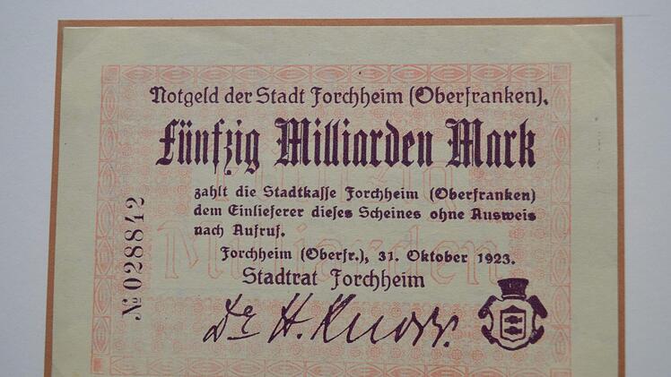 Die Papierscheine sind 93 Jahre alt.