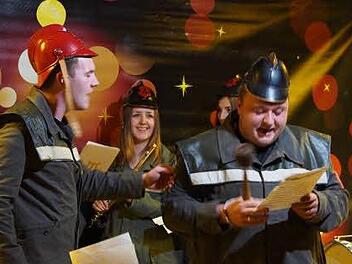 Die Althäuser Feuerwehrkapelln zog über den Münnerstädter Stadtrat her. Da wurde Öl ins Feuer gegossen. Foto: Anton Then