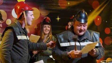 Die Althäuser Feuerwehrkapelln zog über den Münnerstädter Stadtrat her. Da wurde Öl ins Feuer gegossen. Foto: Anton Then