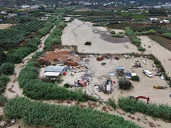 Unwetter auf Kreta