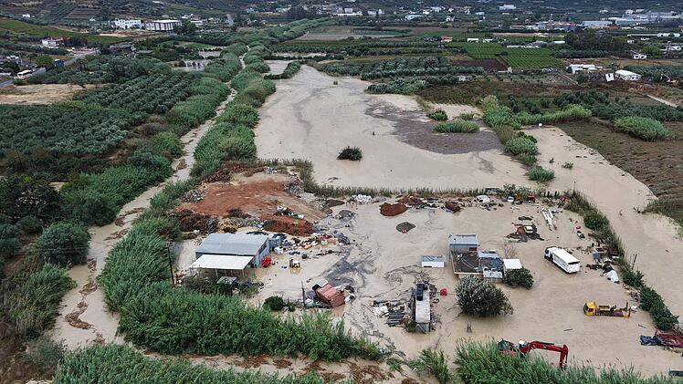 Unwetter auf Kreta