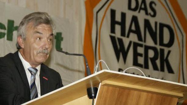 Die Festrede zur Freisprechungsfeier der Kreishandwerkerschaft hielt der Hauptgeschäftsführer der Handwerkskammer für Unterfranken Rolf Leuner.