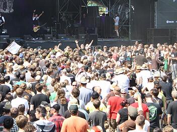 Das Taubertal-Festival im Landkreis Ansbach ist vorbei, die Polizei zieht Bilanz. Ein kurioser Unfall sticht dabei heraus. Foto: Archiv