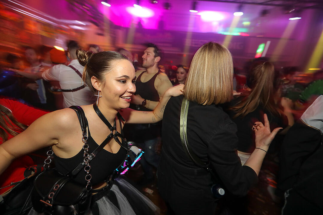 Beste Partystimmung in der Stadthalle
