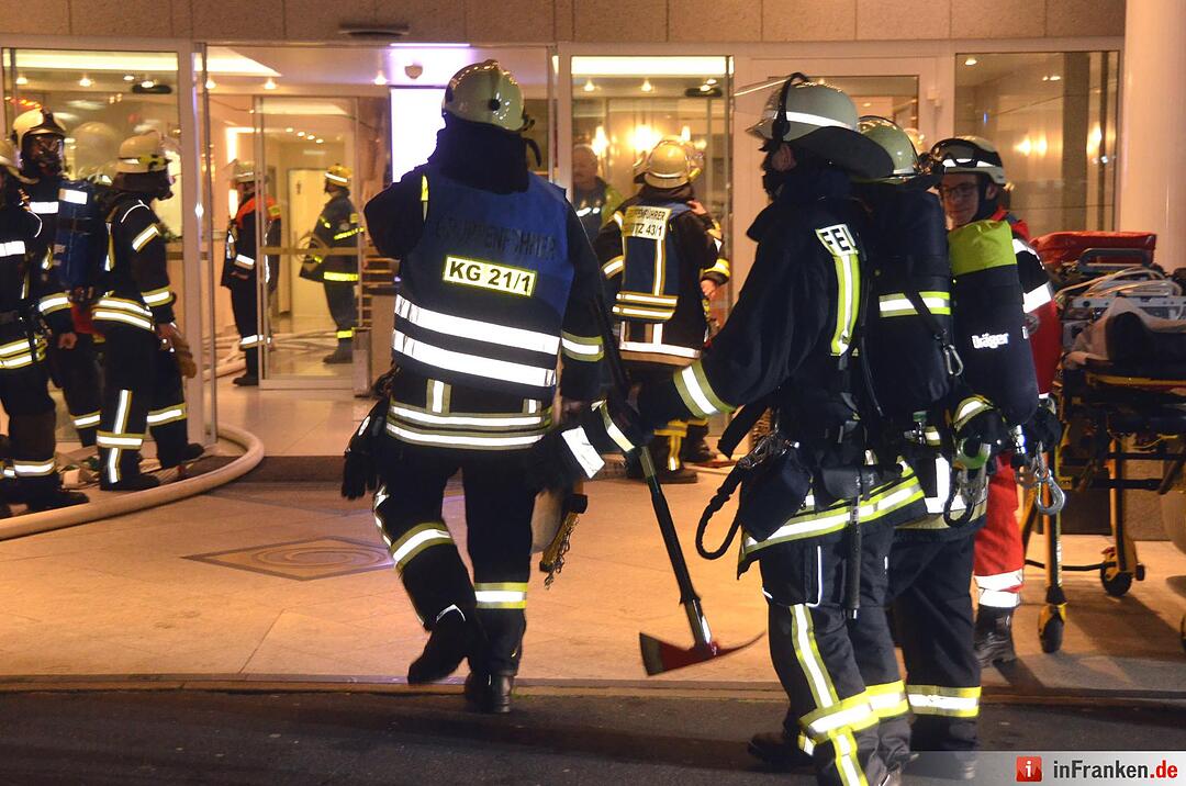 Hotelbrand in Bad Kissingen: 130 Gäste evakuiert