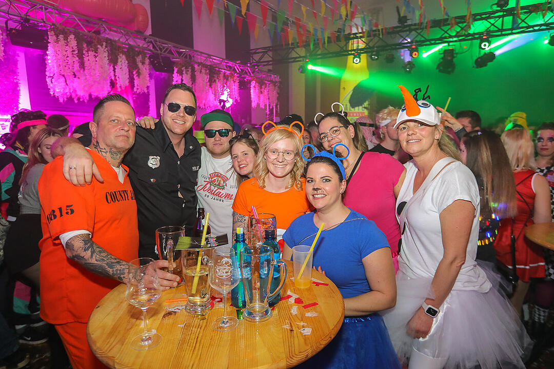 Beste Partystimmung in der Stadthalle