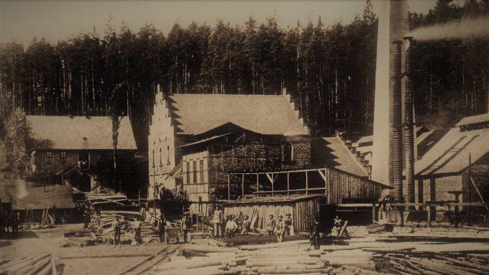 Einer der wesentlichen Gründe zum Bau der Pachtbahn Hochstadt-Stockheim war die erfolgreiche Abteufung der Kohlengrube "Maxschacht" ab 1855.Repro: Gerd Fleischmann