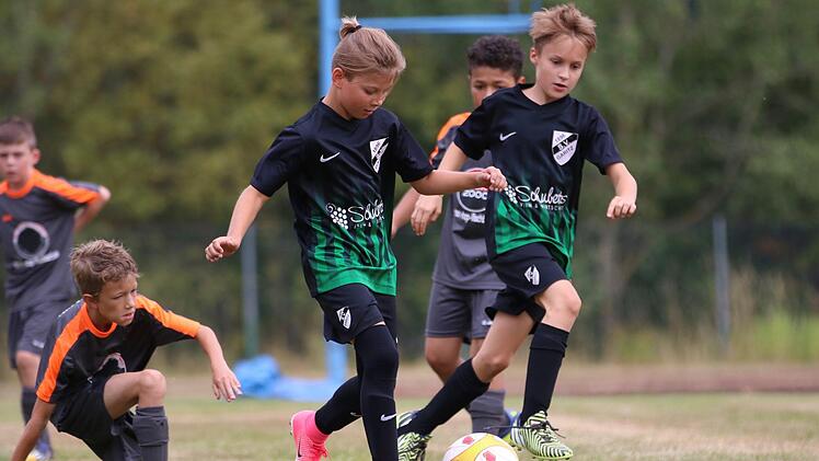 Schnappschüsse vom U11-Turnier beim SV Wildflecken. Foto: Fabio Mathea