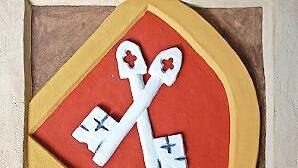 Das neu angefertigte Wappen