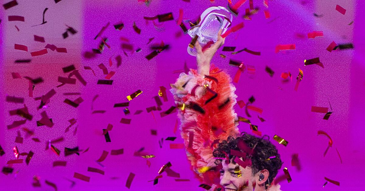 Eurovision star Nemo returns trophy - | because Israel is allowed to ...