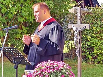 Das Gleichnis vom guten Hirten hat Thomas Gruber zum Inhalt seiner Predigt gemacht.  Foto: Klaus Gagel