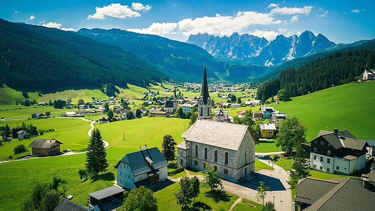Kirche St. Magdalena im Villn&ouml;sser Tal, Dolomiten, Italien