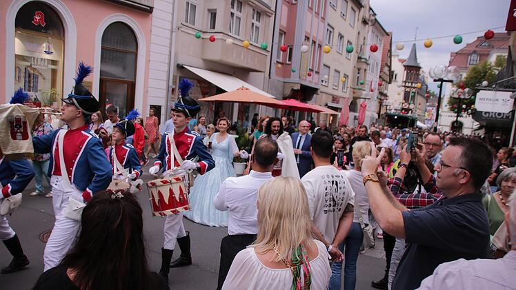 Eröffnung des Rakoczy-Festes 2022 am Marktplatz. Foto: Benedikt Borst