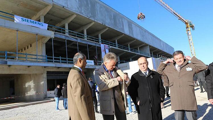 Richtfest für Siemens-Bürogebäude. Foto: Barbara Herbst