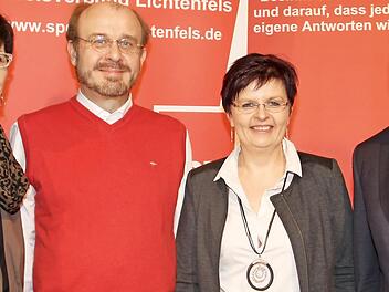 Die Redner des politischen Aschermittwochs der Kreis-SPD in Burgkunstadt (von links): Susann Biedefeld, Ralf Pohl, Sonja Berger und Sebastian Müller. Fotos: Gerda Völk