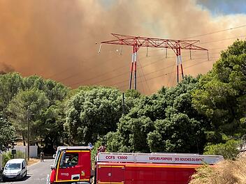 Flächenbrand in Frankreich