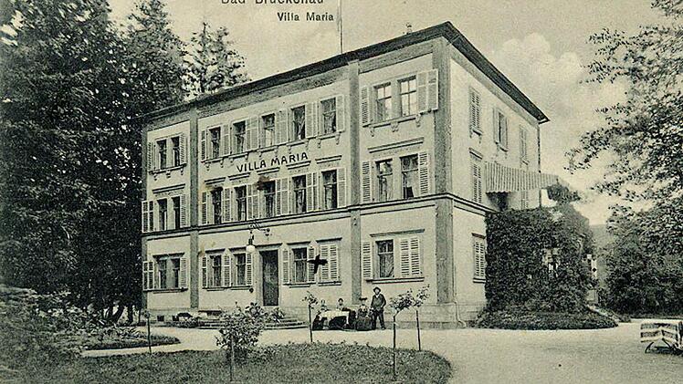 Postkarte aus dem Jahr 1910: Der Freistaat Bayern kaufte das Anwesen im Jahr 1905 und benannte das Haus Knell in Villa Maria um. Das Anwesen steht unter Denkmalschutz. Foto: Stadtarchiv