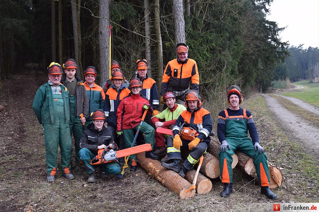 Kettensägenlehrgang bei Feuerwehr Steinbach