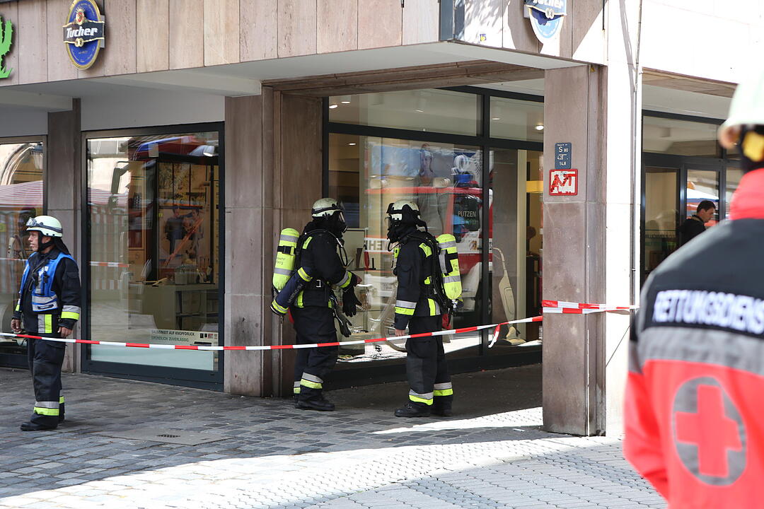 Brand in Restaurant der Nürnberger Innenstadt