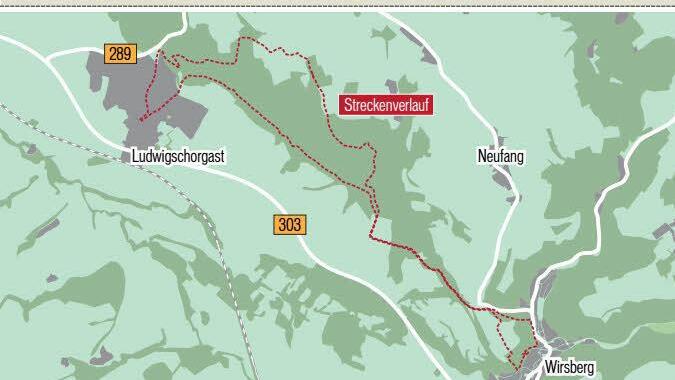 Der "Wildererpfad" zwischen Ludwigschorgast und Wirsberg führt über elf Kilometer und 400 Höhenmeter. Repro: BR