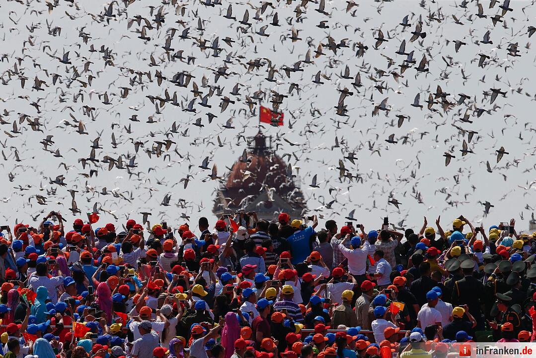Militärparade in China