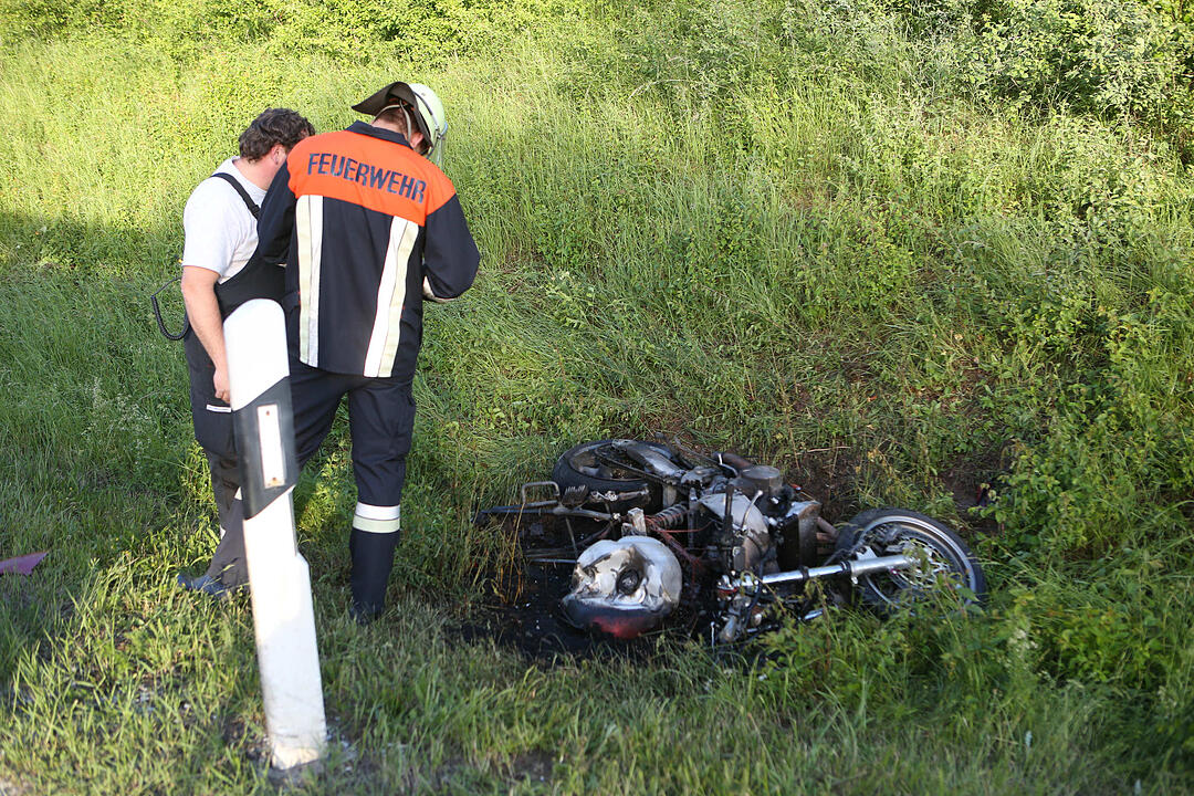 Kreis Bamberg: Biker nach Unfall in Lebensgefahr