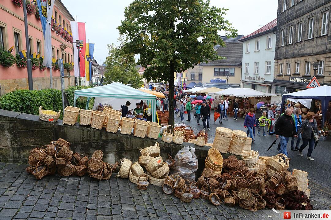 Korbmarkt Lichtenfels 2016 am Samstag