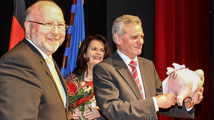 Bei der Verabschiedung von Landrat Oswald Marr. Foto: Barbara Herbst