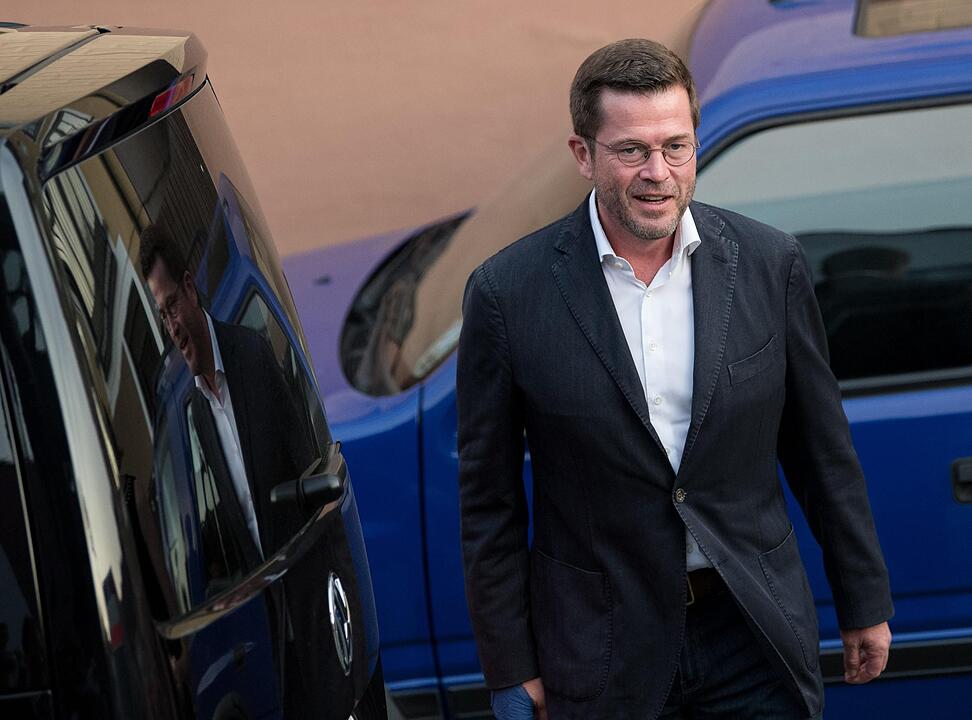 Wahlkampf der CSU - Karl-Theodor zu Guttenberg in Kulmbach