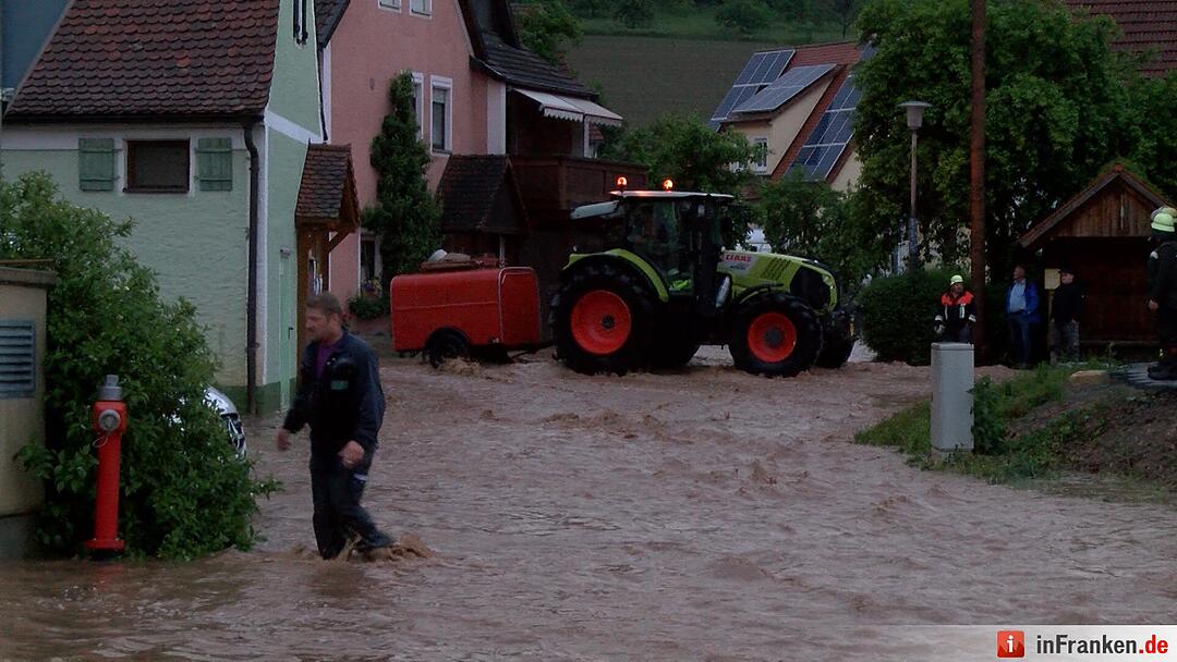 Unwetter in Frankendorf