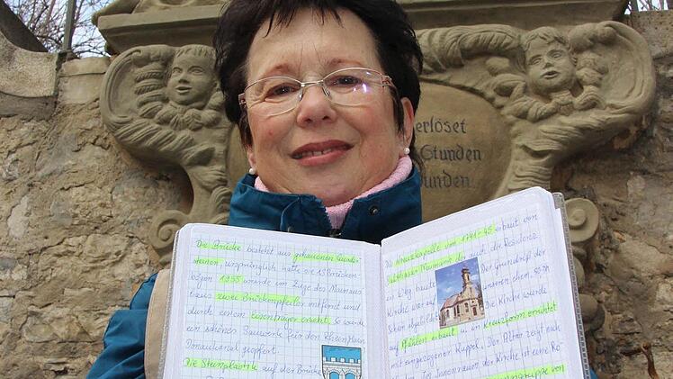 Marlene Hofmann kennt sich aus in Kitzingen.  Foto: Sabine Herteux