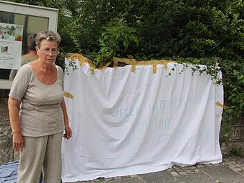 Karin Walter ist in den Hungerstreik getreten.  Foto: Edgar Bartl