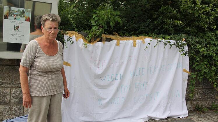 Karin Walter ist in den Hungerstreik getreten.  Foto: Edgar Bartl