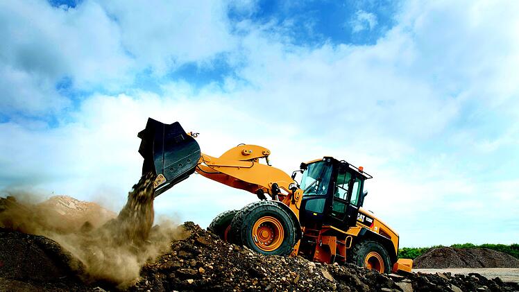 Radlader, Baustelle