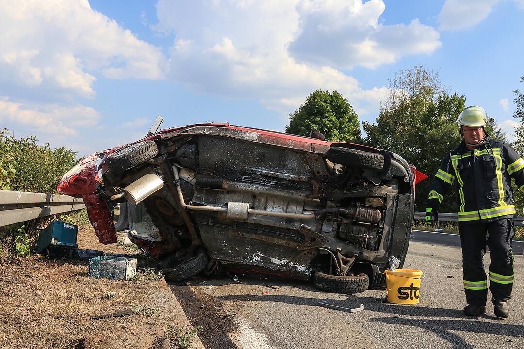 A70 bei Viereth: Kollision im Feierabendverkehr